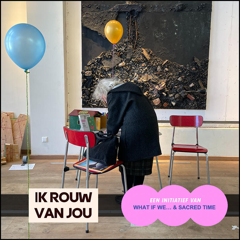 een ontmoetingsplek van 1 dag waar ruimte wordt gemaakt voor rouw & verlies - groot of klein.